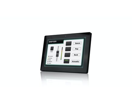 WPNETTOUCH Touchscreen Control Panel, 1xRJ-45 Port, PoE, 6W