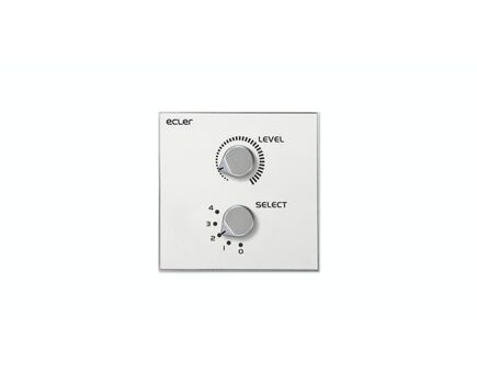 WPaVOL-SR Remote Wall Control, ABS (Enclosure), White