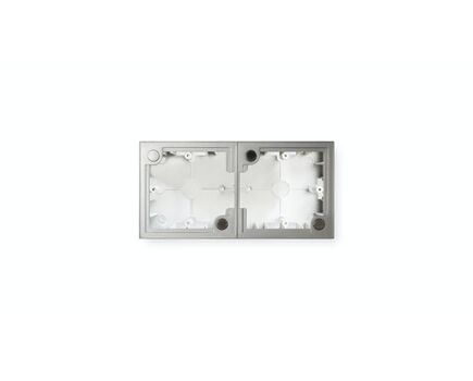 WPa2SMBOX Double Flush-Mount Box, For WPa Wall Panel series, White, 2 image