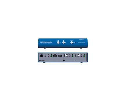 SM40N-3 High Sec Labs Secure 4-Port KM Switch, 4 Port