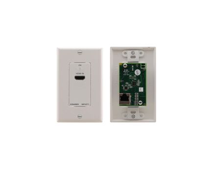 WP-571/US(W) Wall Plate Transmitter, 90/70m Transmission Range, Stereo Sound, White Chassis Frame, Version: US