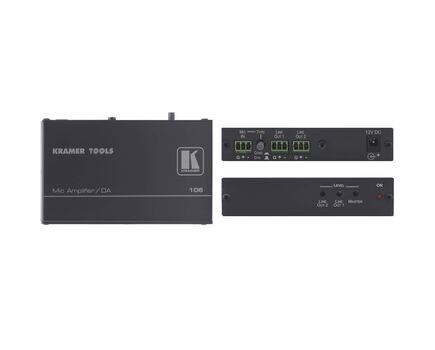 106 1:2 Microphone to Line Distribution Amplifier