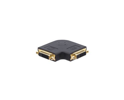 AD-DF/DF/RA-FLAT Adapter DVI Female to DVI Female 90 degree FLAT