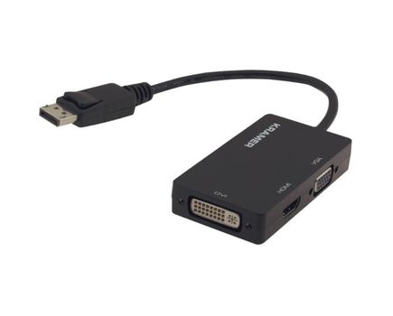 ADC-DPM/M2 DisplayPort  to  to DVI, HDMI or VGA Adapter Cable