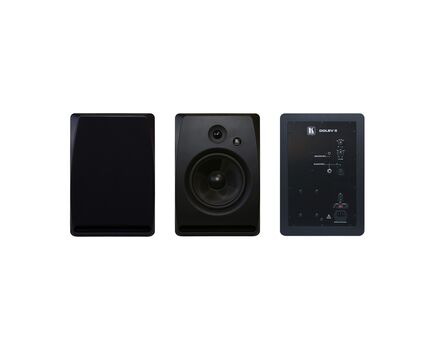 DOLEV 8 8−Inch, Two−Way Bi−Amplified Studio Grade Speaker, Black