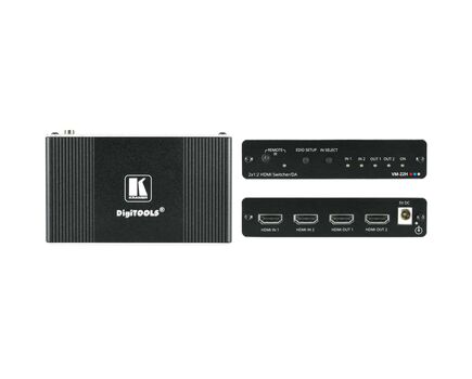 VM-22H 2x1:2 HDMI Distribution Amplifier