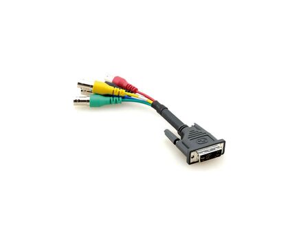 ADC-DMA/5BF-1 DVI-A (M) to 5 BNC (F) Adapter Cable, Male DVI-A Input, Female 5 BNC Output, Straight Connector