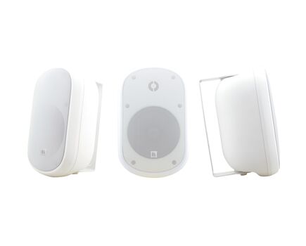 Galil 6-AW WHITE 2-Way On-Wall Outdoor Speaker, 65Hz to 20kHz, 100V, White, Colour: White