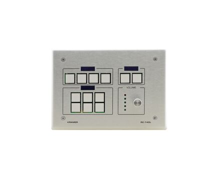 RC-74DL(W) 12-Button Master Room Controller with Digital Volume Knob, White, Colour: White, 2 image