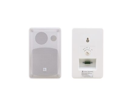 GALIL 4-O (PAIR)/WHITE 2-Way On-Wall Speaker, 90Hz to 20kHz, 100V, White, Colour: White