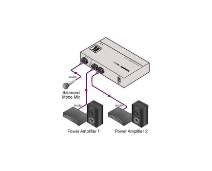 106 1:2 Microphone to Line Distribution Amplifier, 2 image