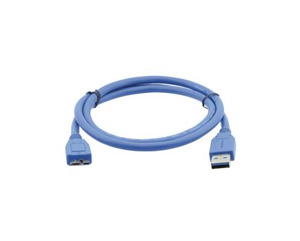 C-USB3/MicroB-10 USB 3.0 Micro-B toA Cable, 3m, Blue, Length: 3