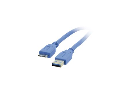 C-USB3/MicroB-10 USB 3.0 Micro-B toA Cable, 3m, Blue, Length: 3, 2 image