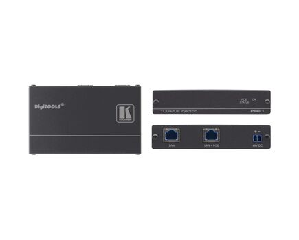 PSE-1 Single 10G HDBaseT & Ethernet Power Injector