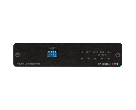 TP-789RXR 4K60 4:2:0 HDMI HDCP 2.2 Compact Bidirectional PoE Receiver with Ethernet, RS-232 & IR over Extended-Reach HDBaseT, 3 image