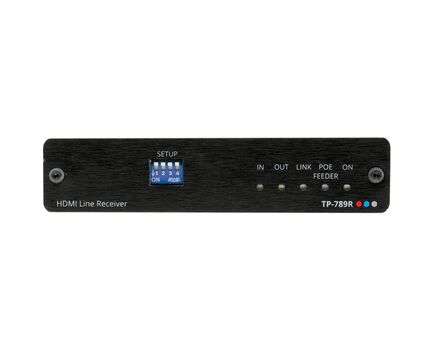 TP-789R 4K60 4:2:0 HDMI HDCP 2.2 Bidirectional PoE Receiver with RS-232 & IR over Long-Reach HDBaseT, 3 image