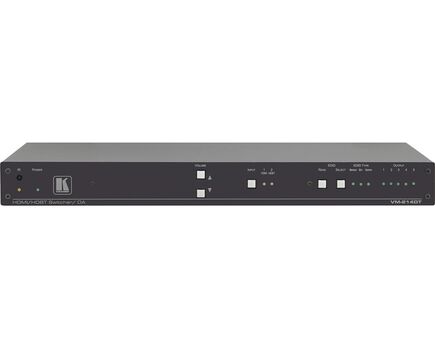 VM-214DT/110V 1:4+1 4K UHD HDMI and HDbaseT to HDBaseT Distribution Amplifier, 110V, Version: 110V, 2 image