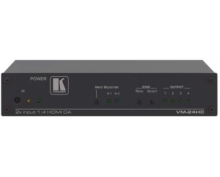 VM-24HC 2x1:4 HDMI Switcher & Distribution Amplifier, 2 image