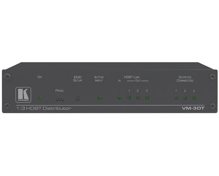 VM-3DT 1:3 4K60 4:2:0 Long-Reach HDBaseT Distribution Amplifier, 2 image