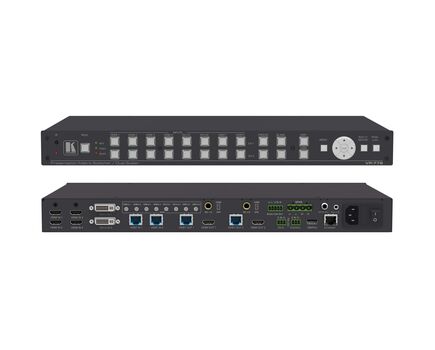 VP-778/220V 8-Input  4K30 UHD ProScale™ Presentation Matrix Switcher/Dual Scaler with Seamless Video Cuts, 220V, Version: 220V