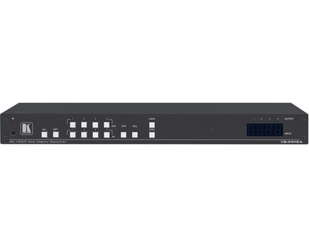 VS-44H2A 4x4 4K HDR HDCP 2.2 Matrix Switcher with Audio De-embedding, 2 image