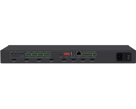 VS-44UHDA 4x4 4K60 4:2:0 HDMI Matrix Switcher with Audio Embedding/De–embedding, 3 image