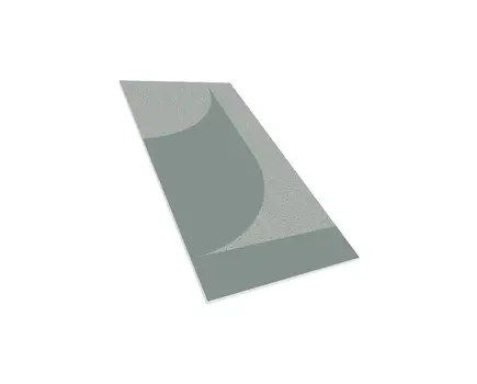 LP3-1202A Acoustic Wall/Dropped Ceiling Panel, 120x60x2cm, PET, Dark Grey