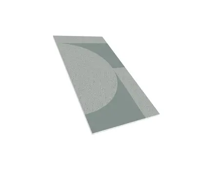 LP3-1202B Acoustic Wall/Dropped Ceiling Panel, 120x60x2cm, PET, Dark Grey