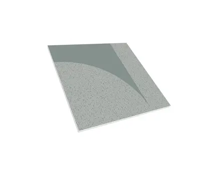 LP3-602A Acoustic Wall/Dropped Ceiling Panel, 60x60x2cm, PET, Dark Grey