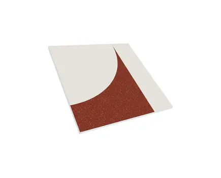 LP4-602B Acoustic Wall/Dropped Ceiling Panel, 60x60x2cm, PET, Dark Beige