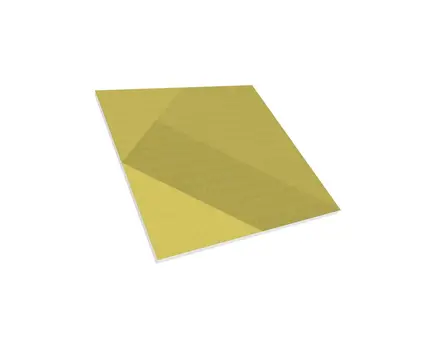 NOTES3-602A Acoustic Wall/Dropped Ceiling Panel, 60x60x2cm, PET, Yellow