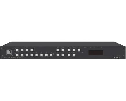 VS-84H2 8x4 4K HDR HDCP 2.2 Matrix Switcher with Digital Audio Routing, 2 image