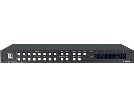 VS-88H2 8x8 4K HDR HDCP 2.2 Matrix Switcher with Digital Audio Routing, 2 image