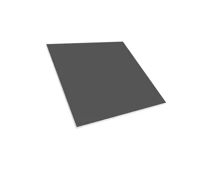 ECHO2-602A Acoustic Wall/Dropped Ceiling Panel, 60x60x2cm, PET, Dark Grey