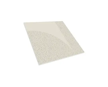 LP1-602A Acoustic Wall/Dropped Ceiling Panel, 60x60x2cm, PET, Beige