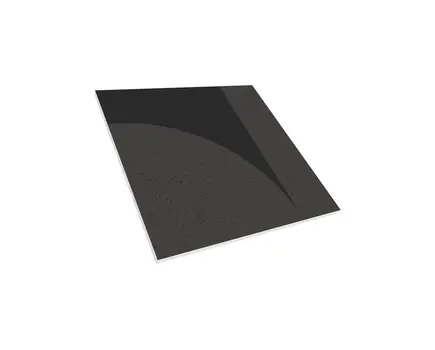 LP2-602A Acoustic Wall/Dropped Ceiling Panel, 60x60x2cm, PET, Black