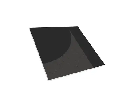 LP2-602B Acoustic Wall/Dropped Ceiling Panel, 60x60x2cm, PET, Black