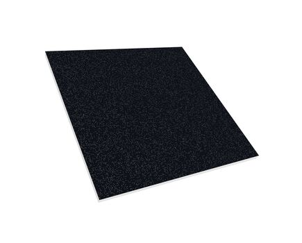 NOISE2-602A Acoustic Wall/Dropped Ceiling Panel, 60x60x2cm, PET, Black