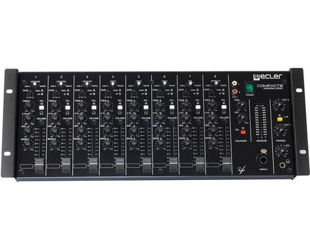 COMPACT8 Installation Analogue Mixer, 19"