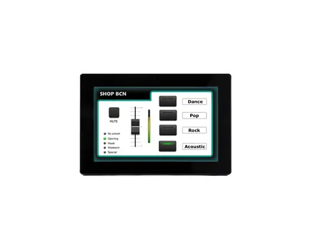 WPNETTOUCH Touchscreen Control Panel, 1xRJ-45 Port, PoE, 6W, 2 image