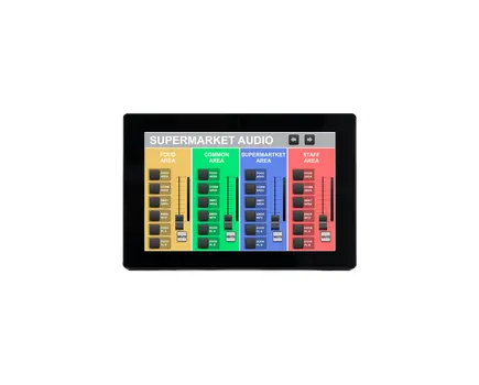 WPNETTOUCH Touchscreen Control Panel, 1xRJ-45 Port, PoE, 6W, 5 image