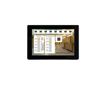 WPNETTOUCH Touchscreen Control Panel, 1xRJ-45 Port, PoE, 6W, 8 image