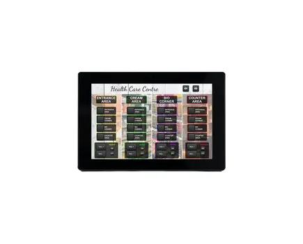 WPNETTOUCH Touchscreen Control Panel, 1xRJ-45 Port, PoE, 6W, 9 image