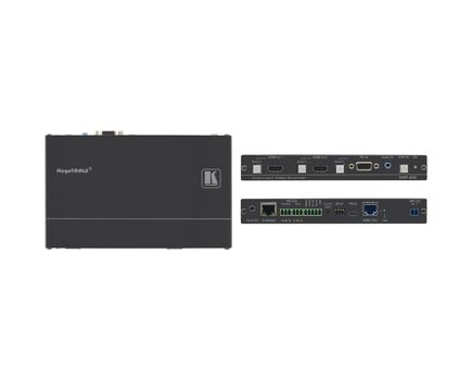 DIP-20 HDMI & Computer Graphics with Ethernet, Bidirectional RS-232 & Stereo Audio HDBaseT Transmitter & Step-In Commander, 2 image