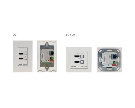 WP-211T/US(W/B) Wall-Plate Auto Switcher, White/Black, 5 V DC, Colour: Black, White, Version: US(W/B)