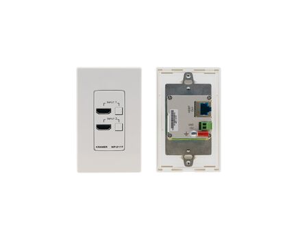 WP-211T/US(W/B) Wall-Plate Auto Switcher, White/Black, 5 V DC, Colour: Black, White, Version: US(W/B), 2 image