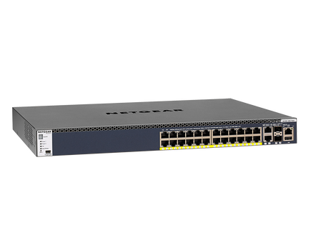 M4300-28G-PoE+(1000W-PSU)/US/EMEA NETGEAR Managed Switch, 577 W, Version: US/EMEA Version