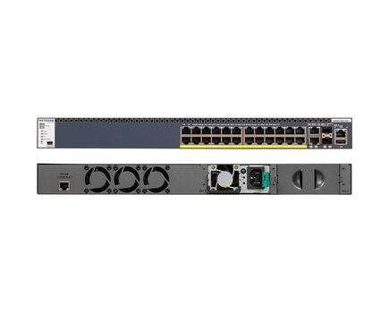 M4300-28G-PoE+(550W-PSU)/US/EMEA Managed Switch, 31 Port, 550W, EU, Version: US/EMEA Version