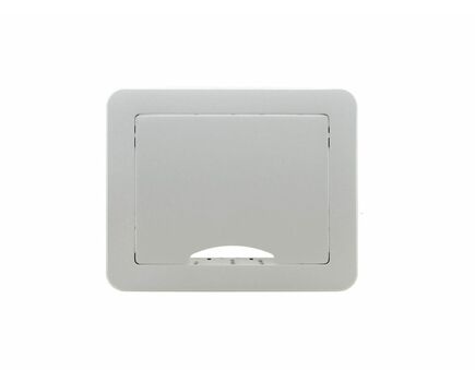 TBUS-1N(BC) Table Top Enclosure, Silver Sand Blasted Anodized Aluminium, Retractable Lid, Colour: Silver