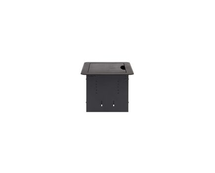 TBUS-1AXL(B) Table Top Enclosure, Black Sand Blasted Anodized Aluminium, Colour: Black Sand, 3 image